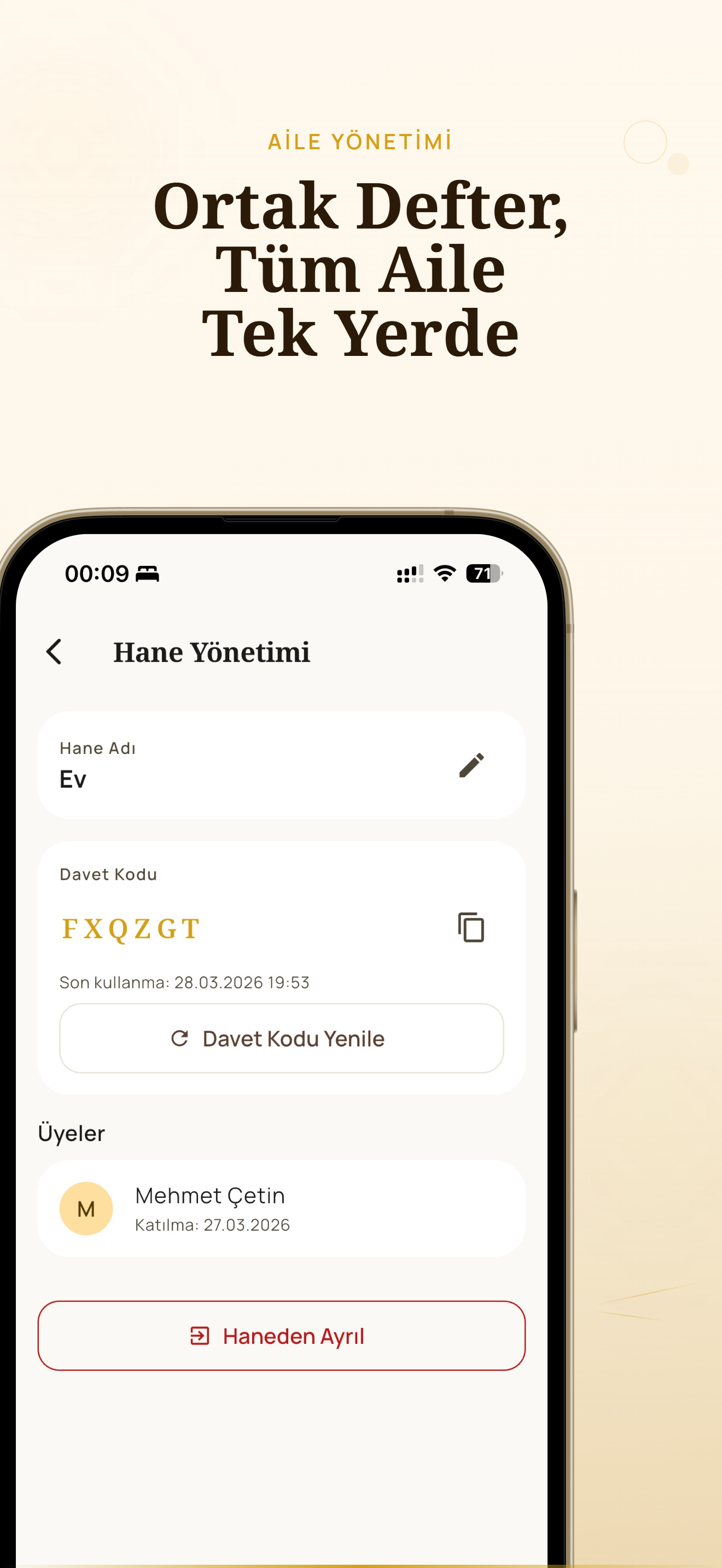 Ortak Defter, Tüm Aile Tek Yerde