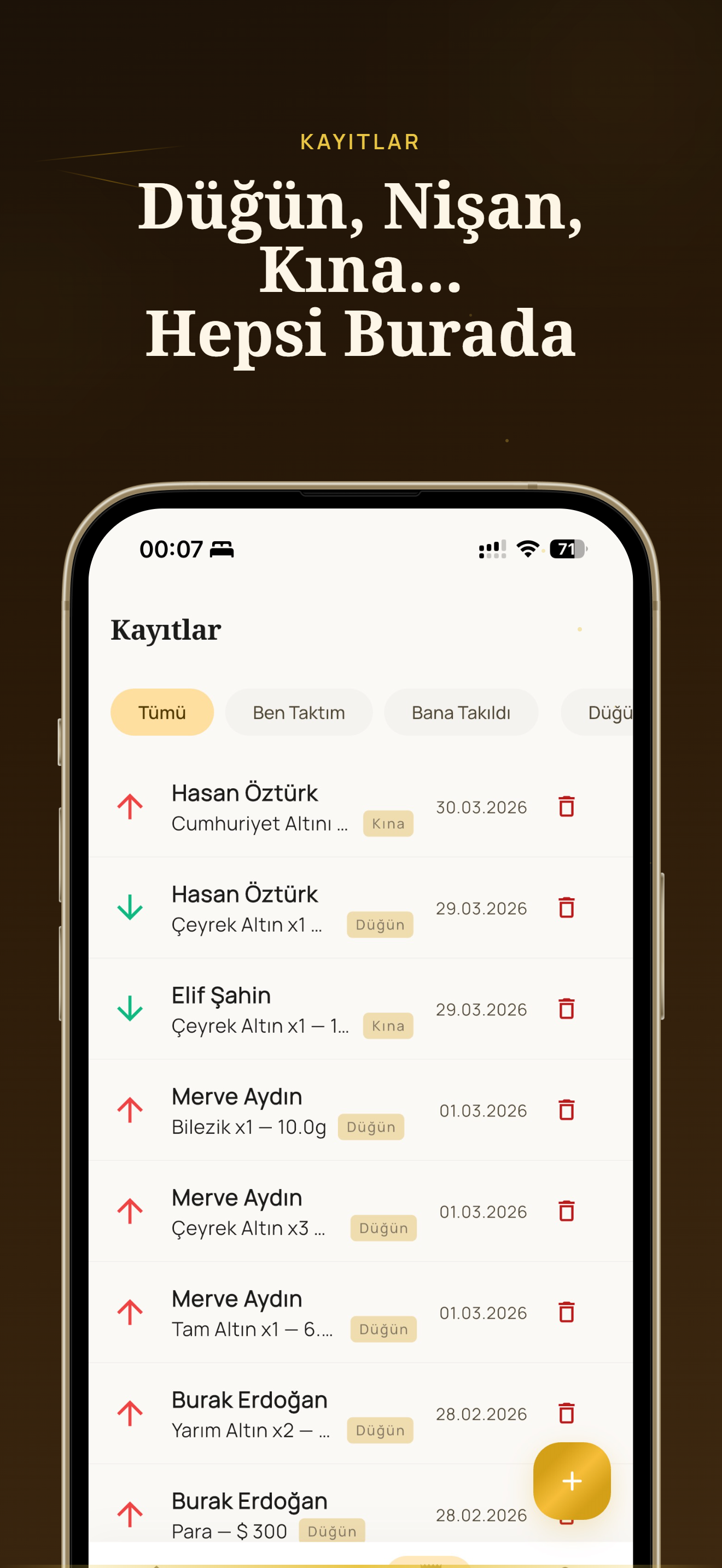 Düğün, Nişan, Kına… Hepsi Burada